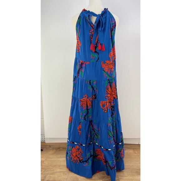 Anthropologie Ro's Garden Valley Halter Cover-Up Maxi Dress - Picture 7 of 8